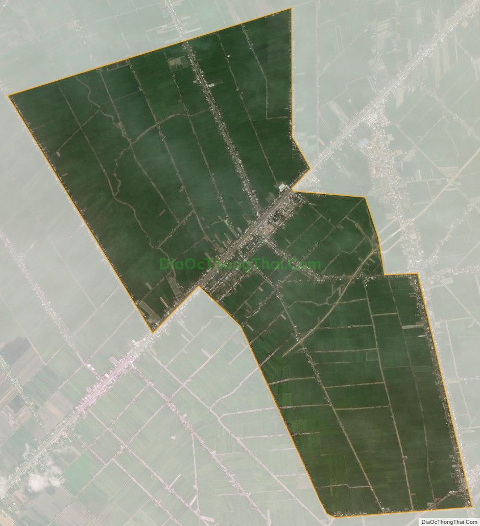 Bản đồ vệ tinh xã Thạnh Quới, huyện Vĩnh Thạnh
