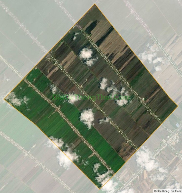 Bản đồ vệ tinh xã Thạnh Thắng, huyện Vĩnh Thạnh