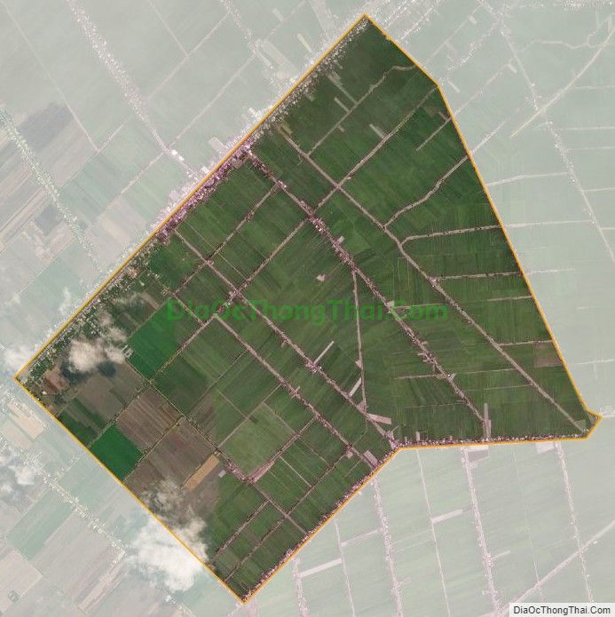 Bản đồ vệ tinh xã Thạnh Tiến, huyện Vĩnh Thạnh