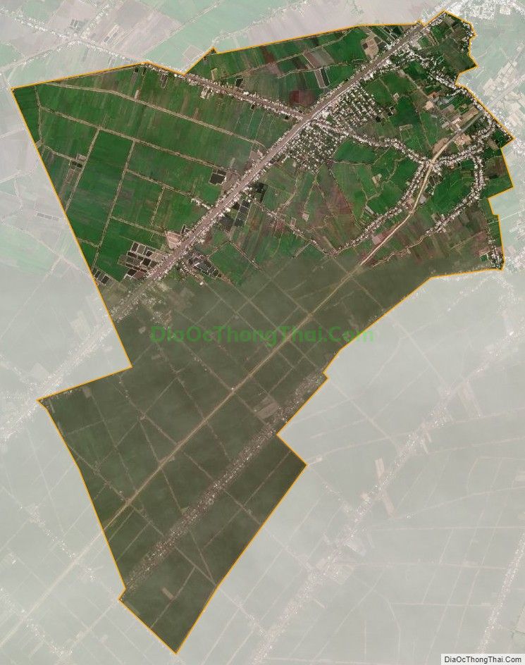 Bản đồ vệ tinh xã Vĩnh Trinh, huyện Vĩnh Thạnh
