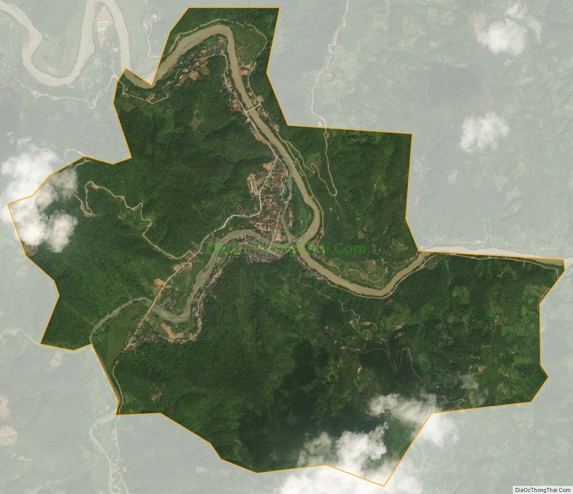 Bản đồ vệ tinh Thị trấn Bảo Lạc, huyện Bảo Lạc