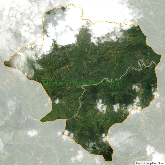 Bản đồ vệ tinh xã Bảo Toàn, huyện Bảo Lạc
