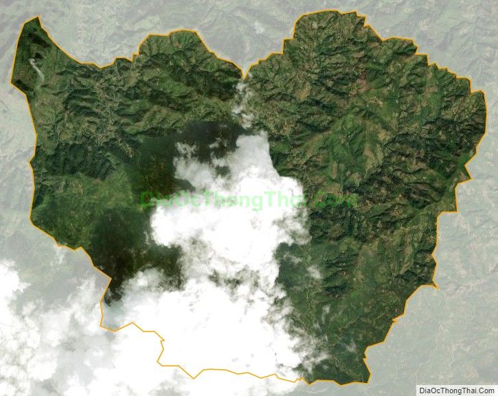 Bản đồ vệ tinh xã Cốc Pàng, huyện Bảo Lạc