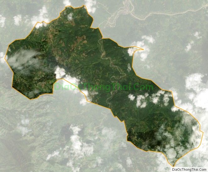 Bản đồ vệ tinh xã Hồng Trị, huyện Bảo Lạc