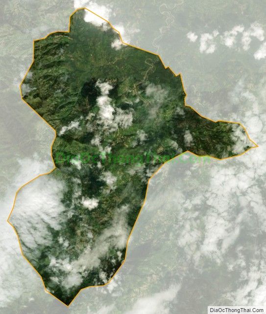 Bản đồ vệ tinh xã Kim Cúc, huyện Bảo Lạc