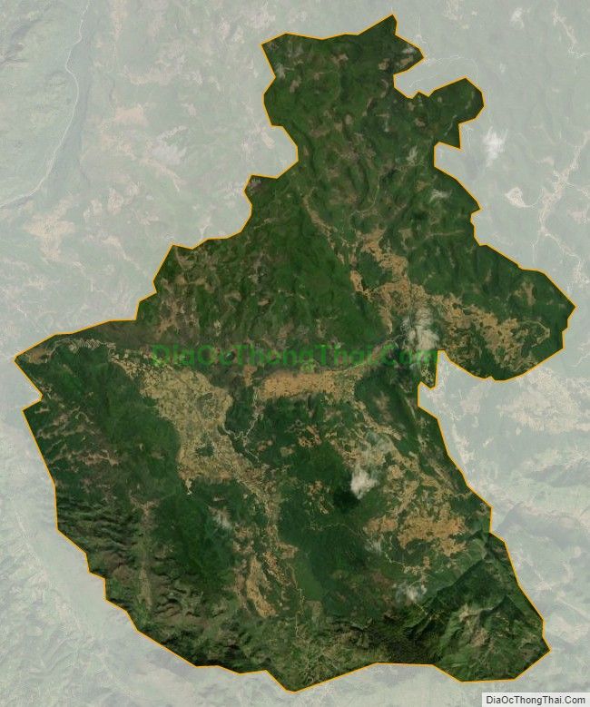 Bản đồ vệ tinh xã Xuân Trường, huyện Bảo Lạc