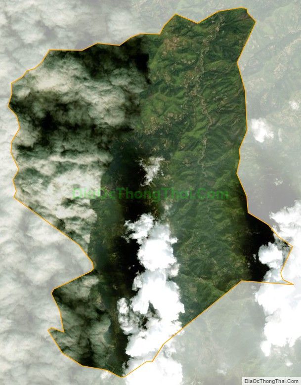 Bản đồ vệ tinh xã Nam Cao, huyện Bảo Lâm