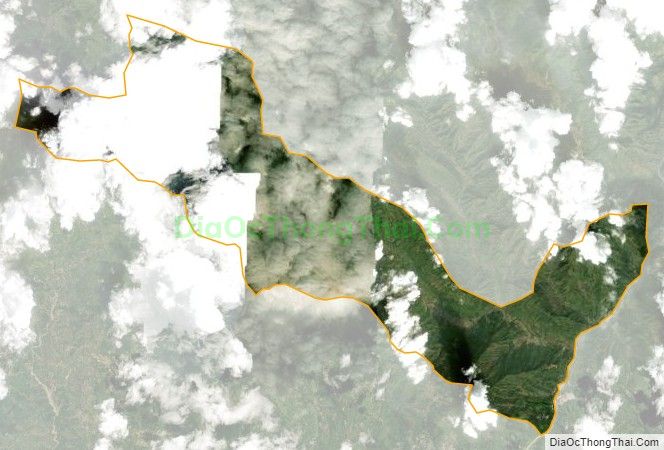 Bản đồ vệ tinh xã Quảng Lâm, huyện Bảo Lâm