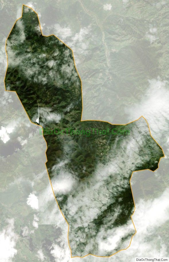 Bản đồ vệ tinh xã Vĩnh Phong, huyện Bảo Lâm