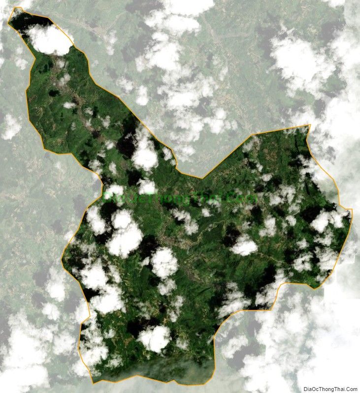Bản đồ vệ tinh xã Yên Thổ, huyện Bảo Lâm
