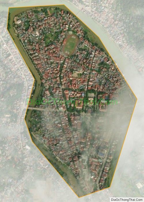 Bản đồ vệ tinh phường Hợp Giang, thành phố Cao Bằng