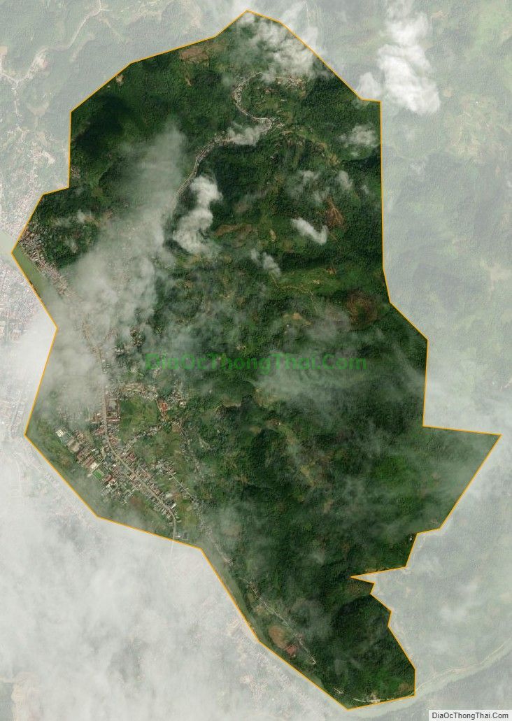 Bản đồ vệ tinh phường Sông Bằng, thành phố Cao Bằng