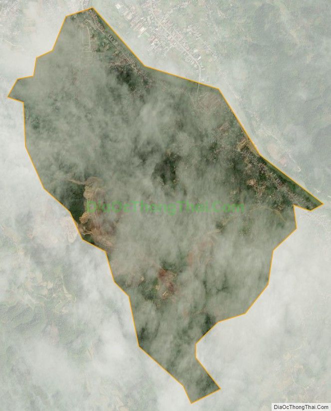 Bản đồ vệ tinh phường Tân Giang, thành phố Cao Bằng