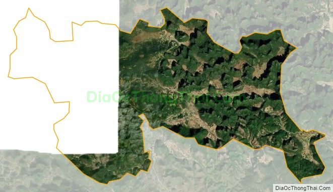 Bản đồ vệ tinh xã An Lạc, huyện Hạ Lang