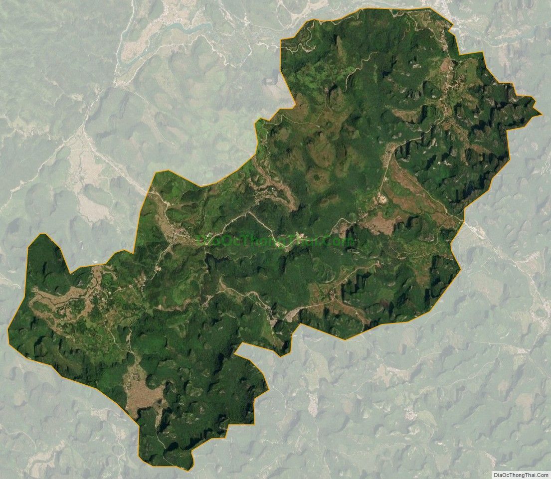 Bản đồ vệ tinh xã Lý Quốc, huyện Hạ Lang