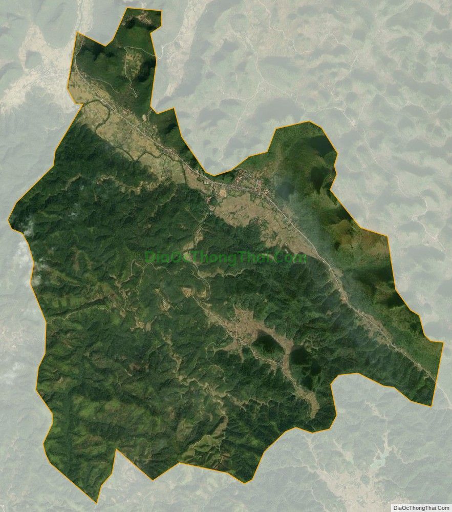 Bản đồ vệ tinh Thị trấn Xuân Hòa, huyện Hà Quảng