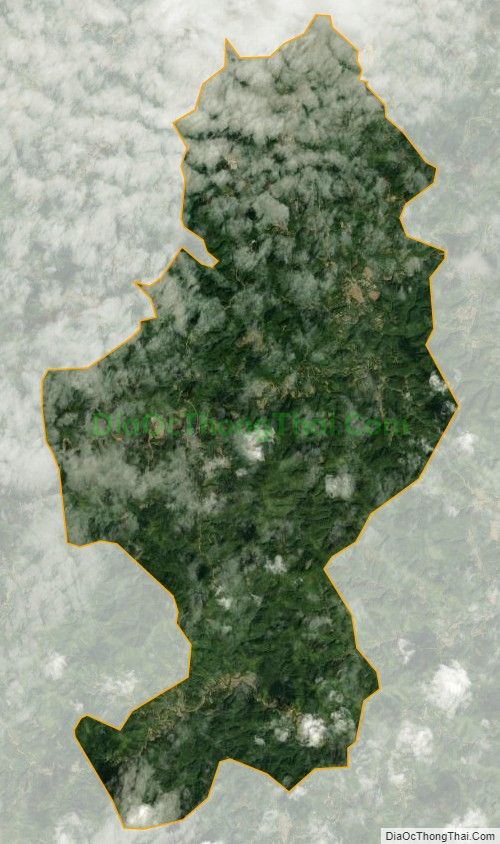 Bản đồ vệ tinh xã Bạch Đằng, huyện Hòa An