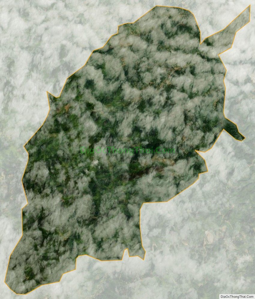 Bản đồ vệ tinh xã Bình Dương, huyện Hòa An
