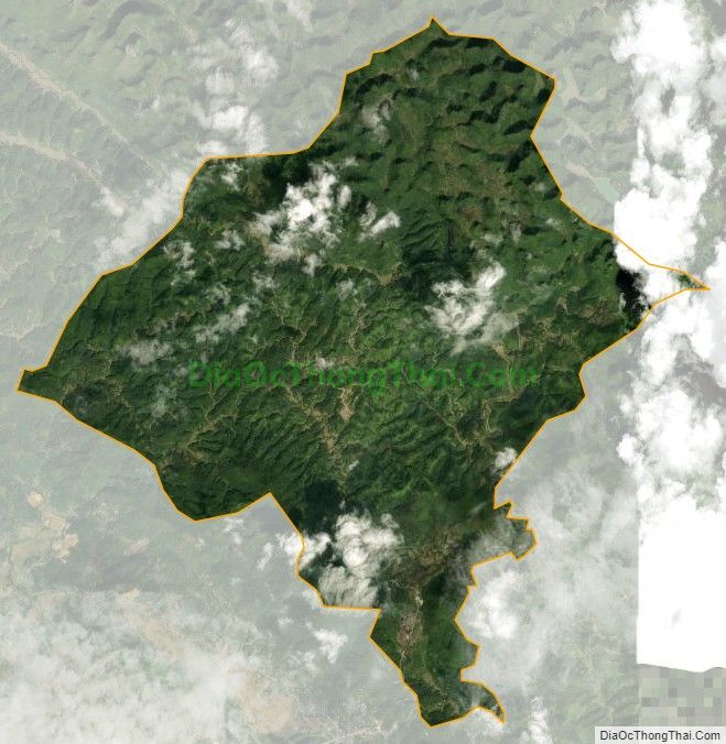 Bản đồ vệ tinh xã Ngũ Lão, huyện Hòa An