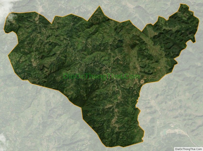 Bản đồ vệ tinh xã Ca Thành, huyện Nguyên Bình