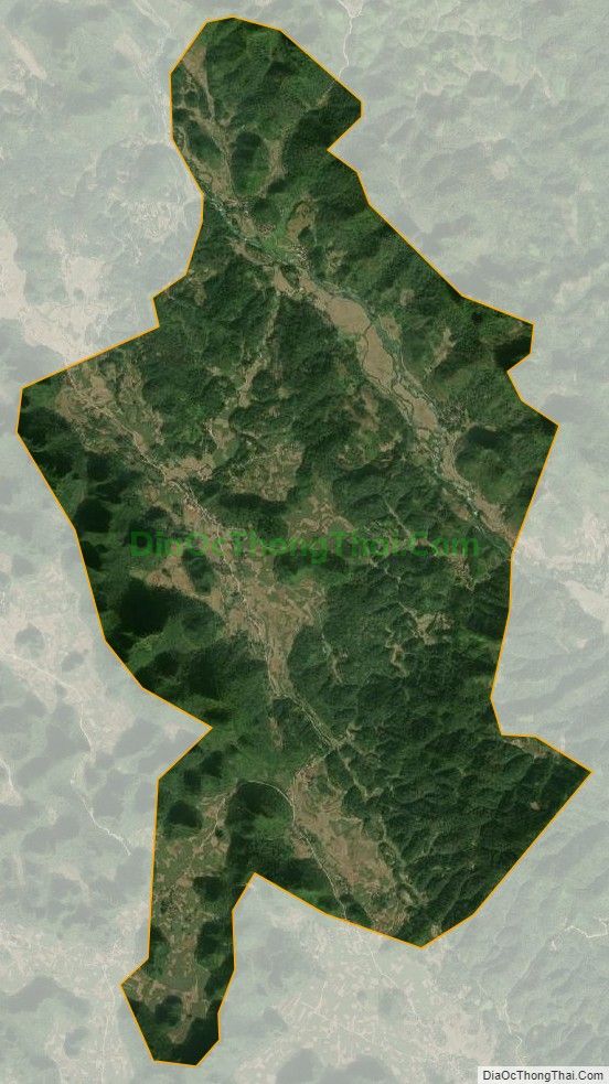 Bản đồ vệ tinh xã Hồng Đại (cũ), huyện Phục Hoà