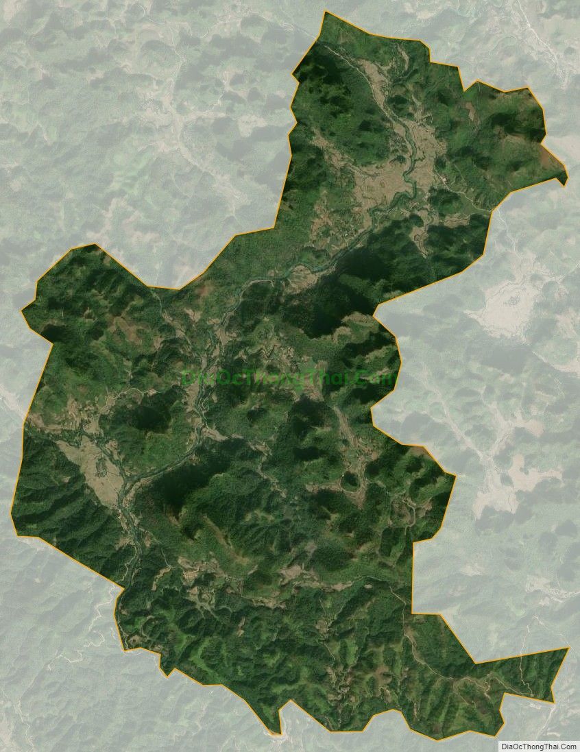 Bản đồ vệ tinh xã Triệu Ẩu (cũ), huyện Phục Hoà
