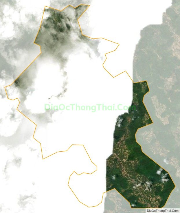 Bản đồ vệ tinh xã Hồng Định (cũ), huyện Quảng Uyên