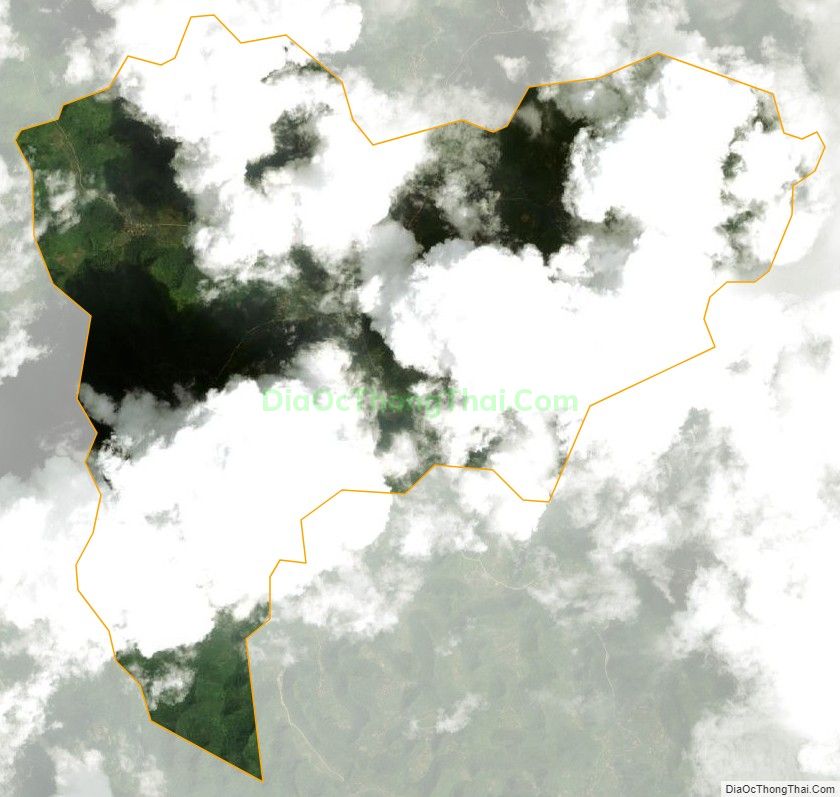Bản đồ vệ tinh xã Ngọc Động, huyện Quảng Hòa