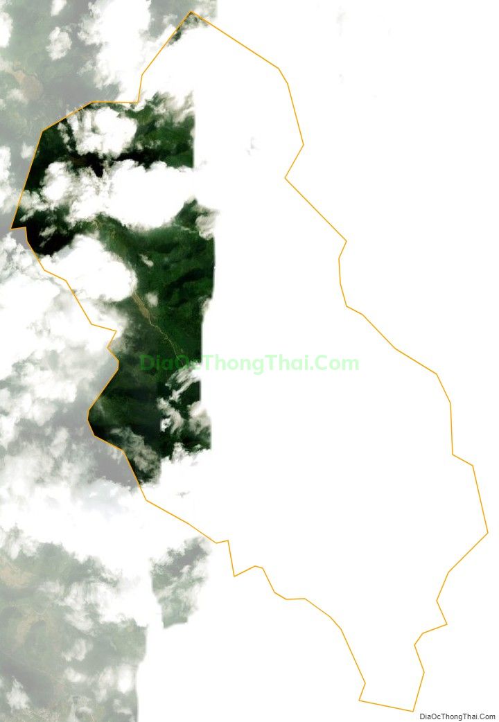 Bản đồ vệ tinh xã Quảng Hưng, huyện Quảng Hòa