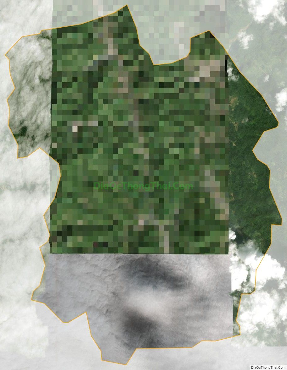 Bản đồ vệ tinh xã Kim Đồng, huyện Thạch An