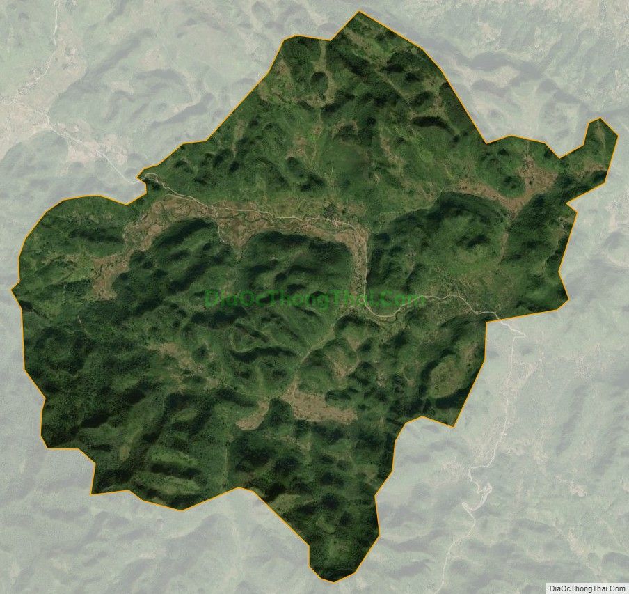 Bản đồ vệ tinh xã Bình Lãng (cũ), huyện Thông Nông