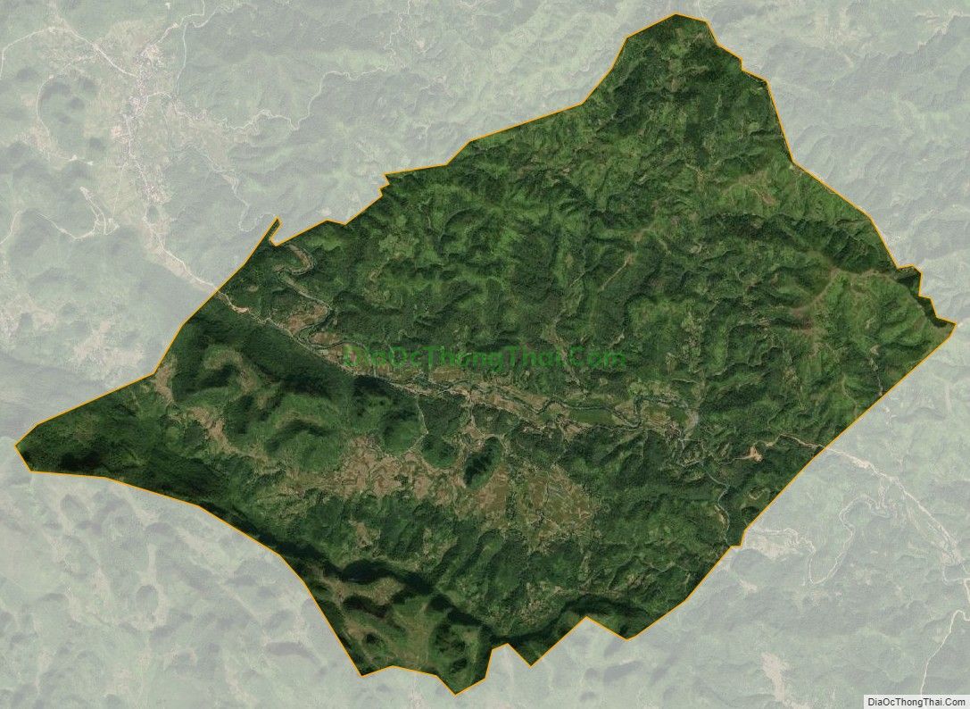 Bản đồ vệ tinh xã Lương Can, huyện Hà Quảng