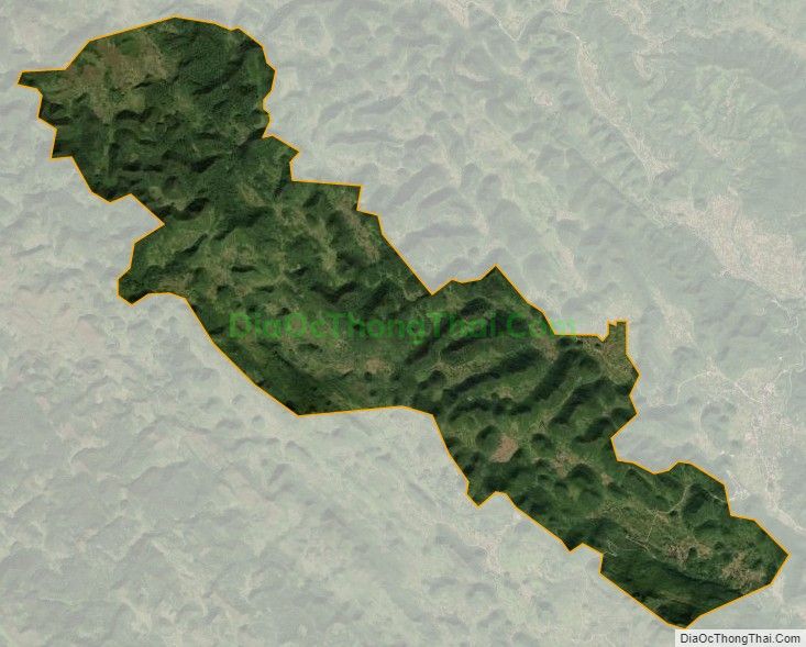 Bản đồ vệ tinh xã Ngọc Động (cũ), huyện Thông Nông