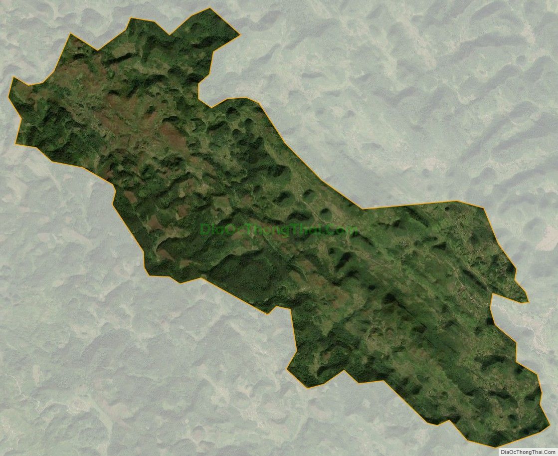 Bản đồ vệ tinh xã Yên Sơn (cũ), huyện Thông Nông