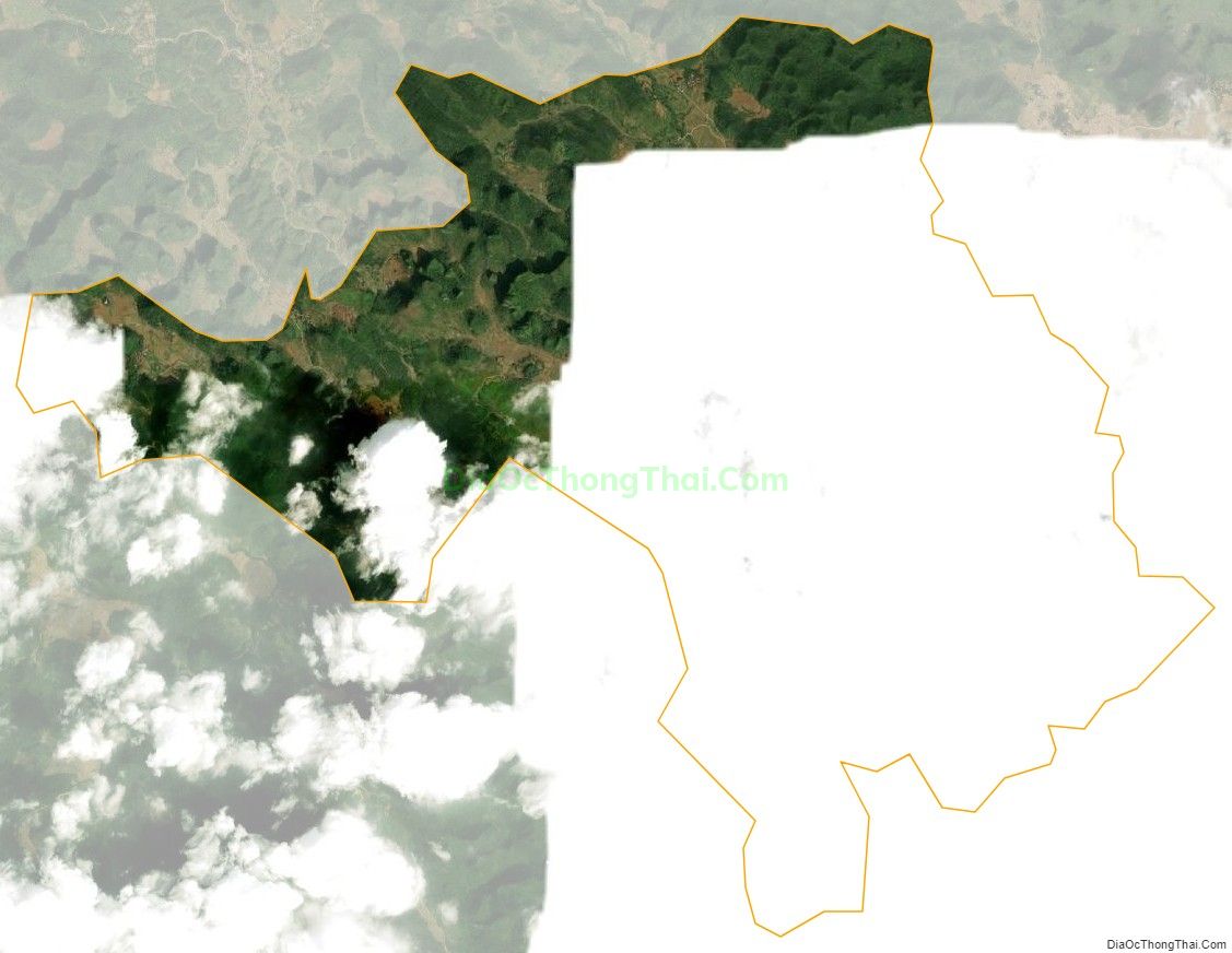 Bản đồ vệ tinh xã Trung Phúc, huyện Trùng Khánh