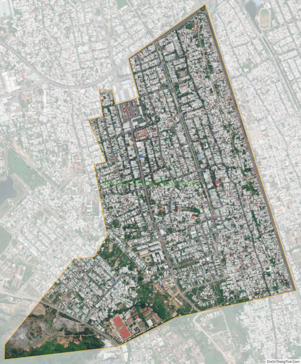 Bản đồ vệ tinh phường Hòa An, quận Cẩm Lệ