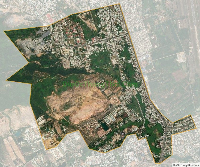 Bản đồ vệ tinh phường Hòa Phát, quận Cẩm Lệ