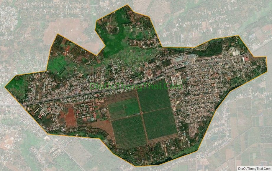 Bản đồ vệ tinh phường Tân Hòa, thành phố Buôn Ma Thuột