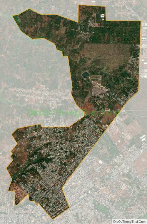 Bản đồ vệ tinh phường Tân Lợi, thành phố Buôn Ma Thuột