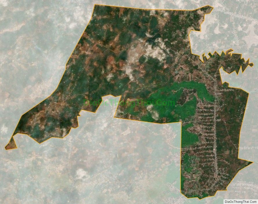 Bản đồ vệ tinh xã Ea M'nang, huyện Cư M'gar
