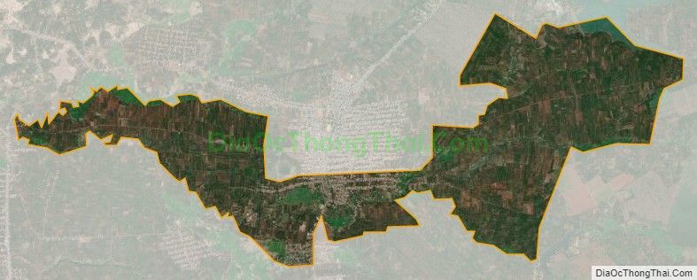 Bản đồ vệ tinh xã Quảng Tiến, huyện Cư M'gar