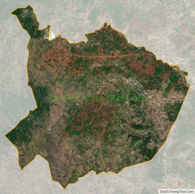 Bản đồ vệ tinh xã Cư A Mung, huyện Ea H'leo