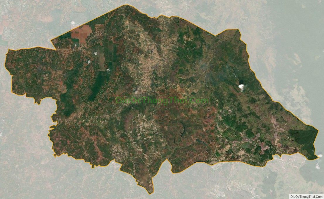 Bản đồ vệ tinh xã Ea Hiao, huyện Ea H'leo