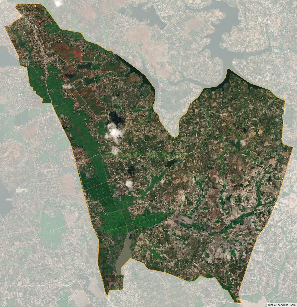 Bản đồ vệ tinh xã Cư Ni, huyện Ea Kar