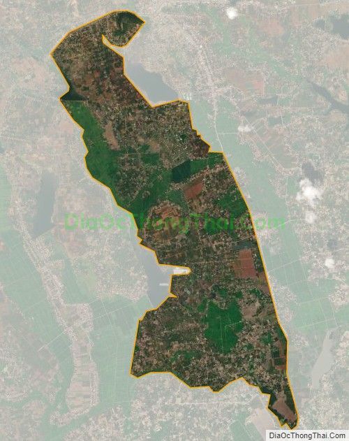 Bản đồ vệ tinh xã Ea Kmút, huyện Ea Kar