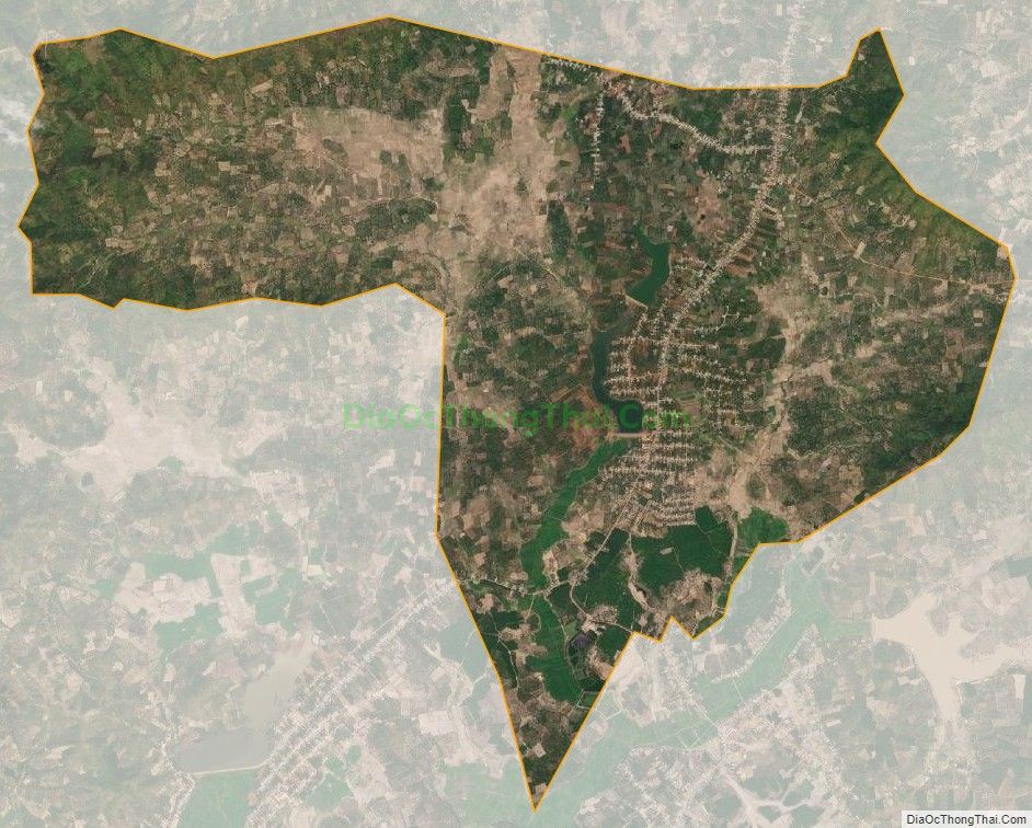Bản đồ vệ tinh xã Dang Kang, huyện Krông Bông