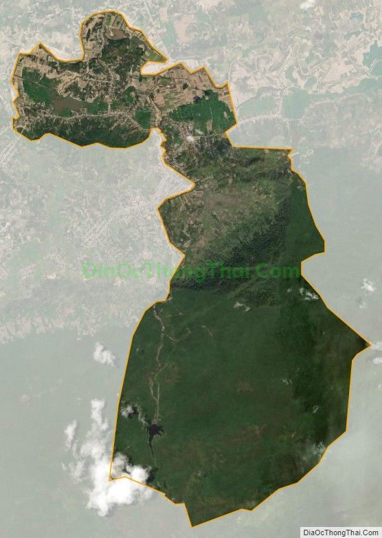 Bản đồ vệ tinh xã Khuê Ngọc Điền, huyện Krông Bông