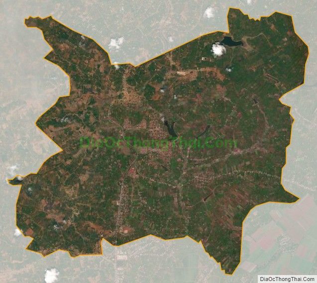 Bản đồ vệ tinh xã Cư Né, huyện Krông Búk