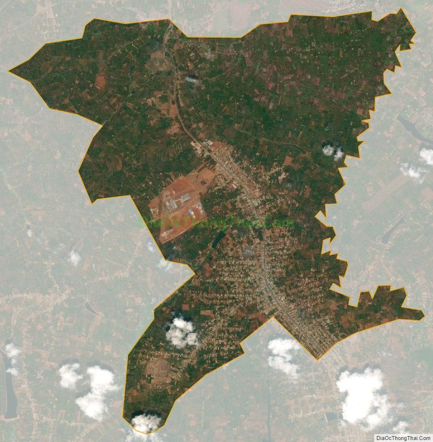 Bản đồ vệ tinh xã Pơng Drang, huyện Krông Búk