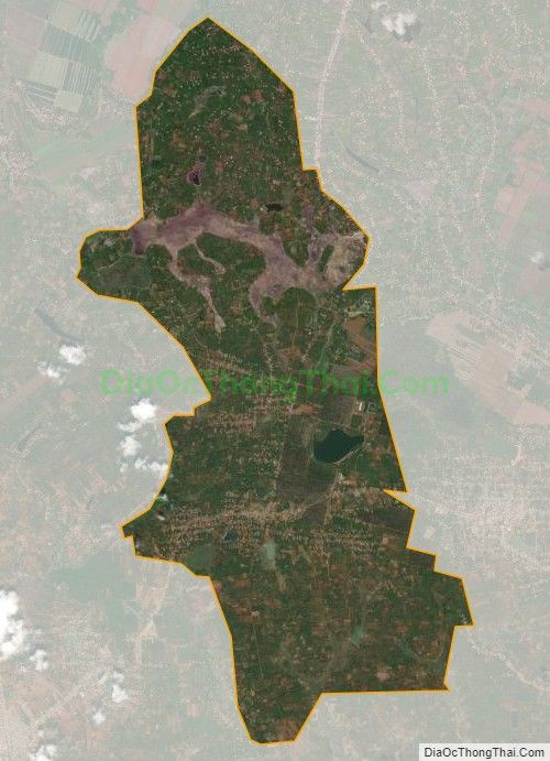 Bản đồ vệ tinh xã Ea Hồ, huyện Krông Năng
